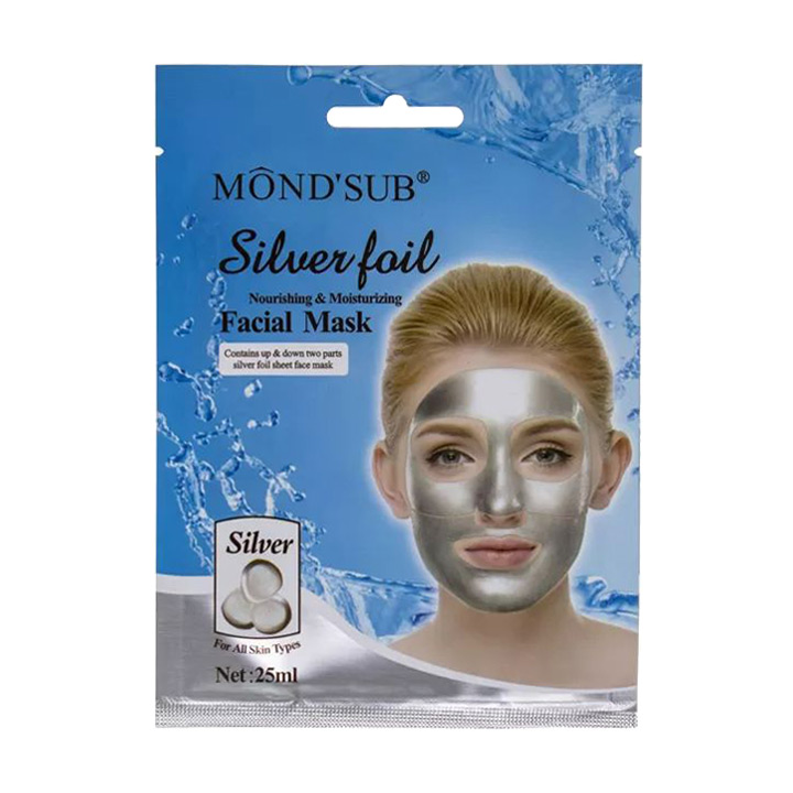 

Тканинна маска для обличчя Mond'Sub Silver Nourishing & Moisturizing Facial Mask, 25 мл