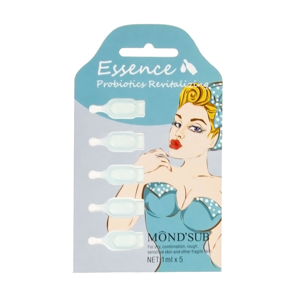 

Сироватка для обличчя Mond'Sub Probiotics Revitalizing Essence Відновлювальна, 5*1 мл