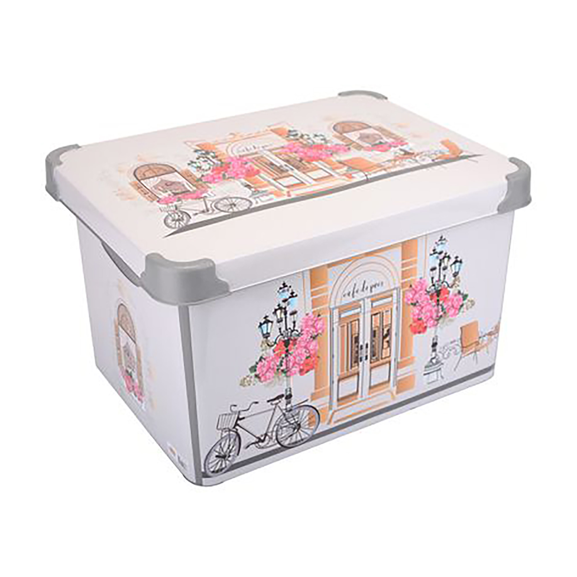 

Контейнер для зберігання з кришкою Violet House 0647 Decor Cafe, 16.5*23.5*35 см, 10 л