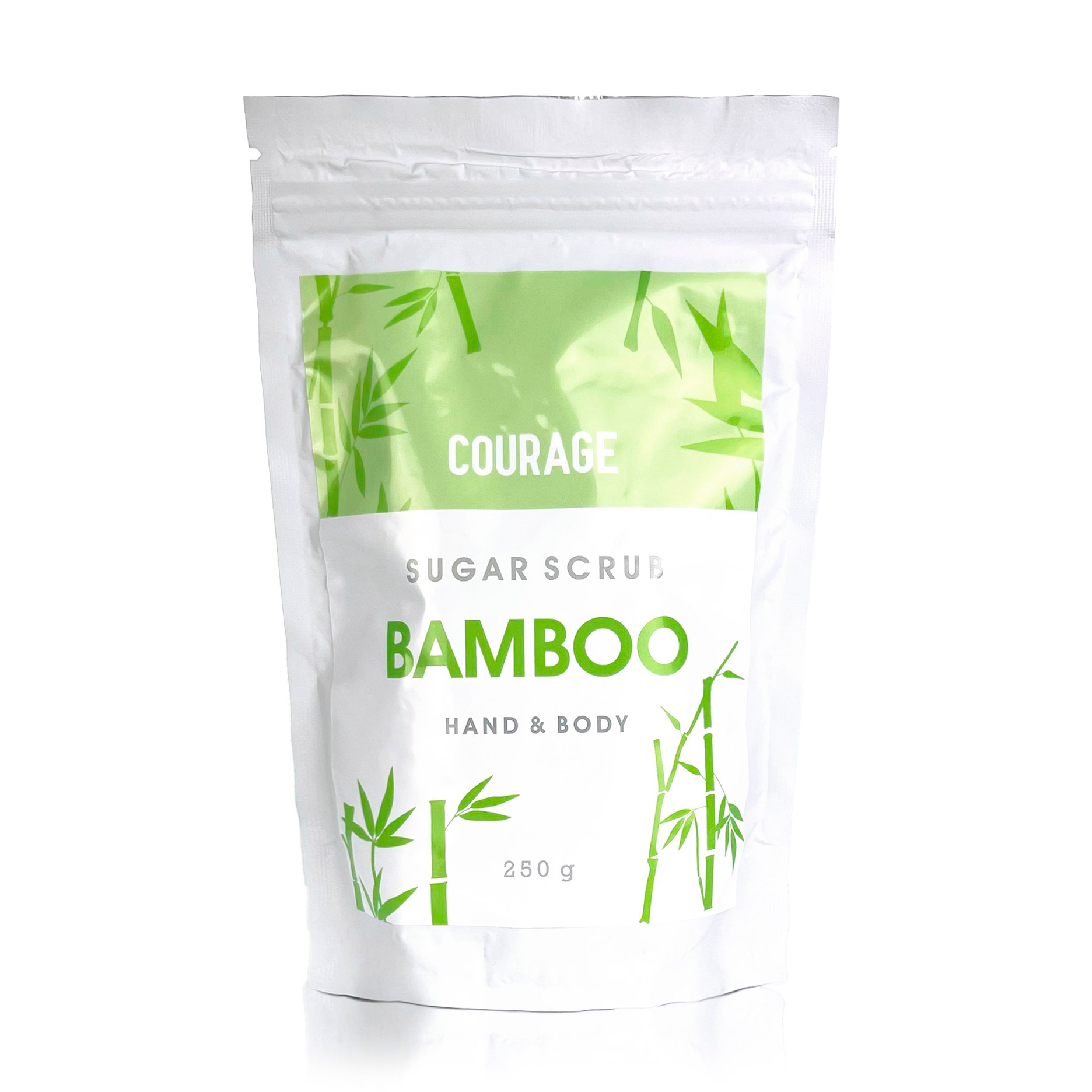 

Уцінка! Цукровий скраб для тіла Courage Bamboo Hands & Body Sugar Scrub Бамбук, 250 г