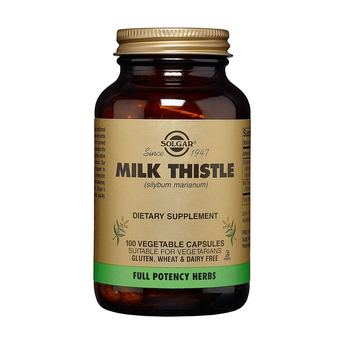 

Розторопша Solgar Milk Thistle, 100 капсул