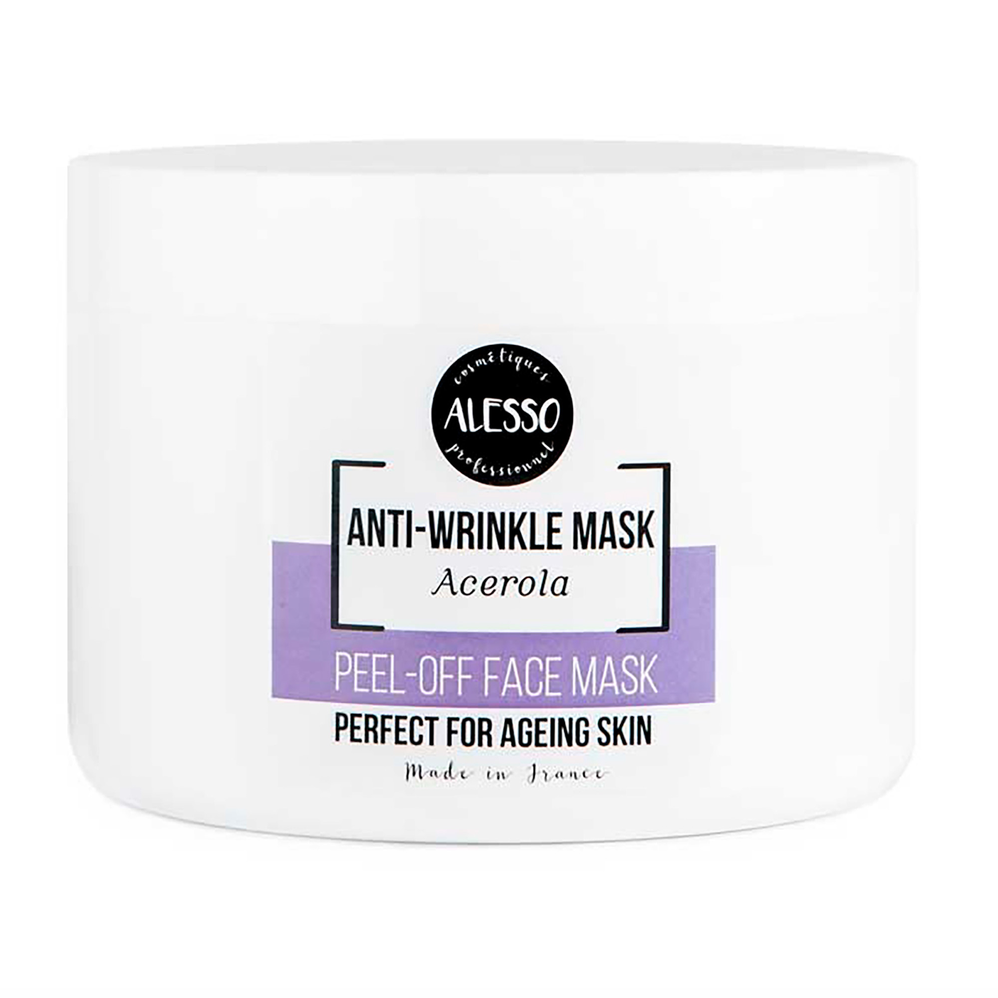 

Альгінатна маска для обличчя Alesso Professionnel Anti-Wrinkle Mask Acerola з ацеролою, проти зморшок, 200 г