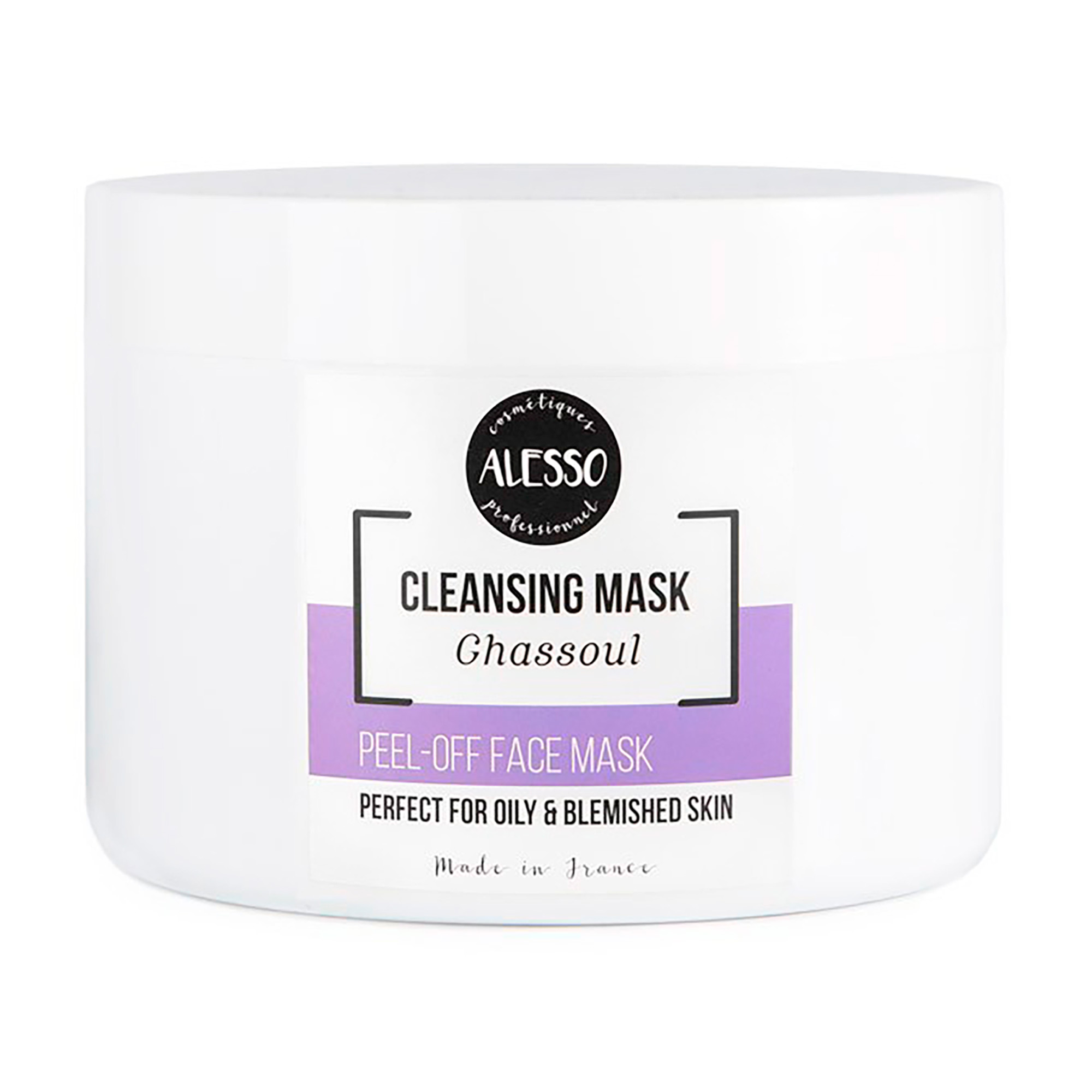 

Альгінатна маска для обличчя Alesso Professionnel Mask Ghassoul з глиною гассул для жирної та комбінованої шкіри, 200 г