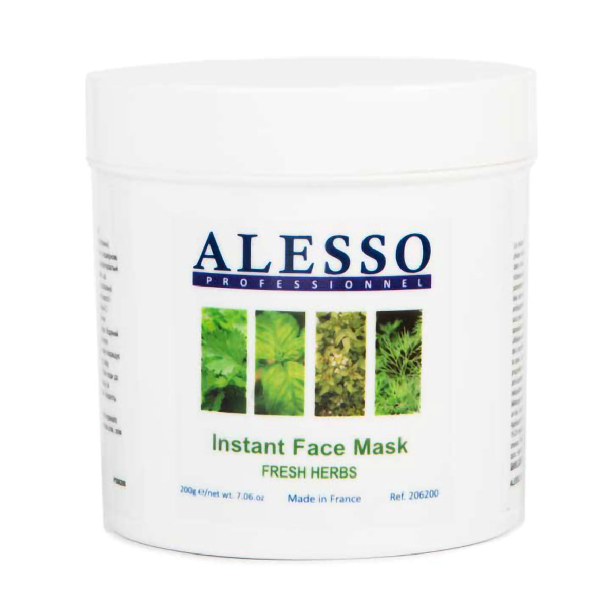 

Уцінка! Маска розчинна Alesso Professionnel Fresh Herbs Свіжі трави, заспокійлива для проблемної, жирної шкіри, 200 г