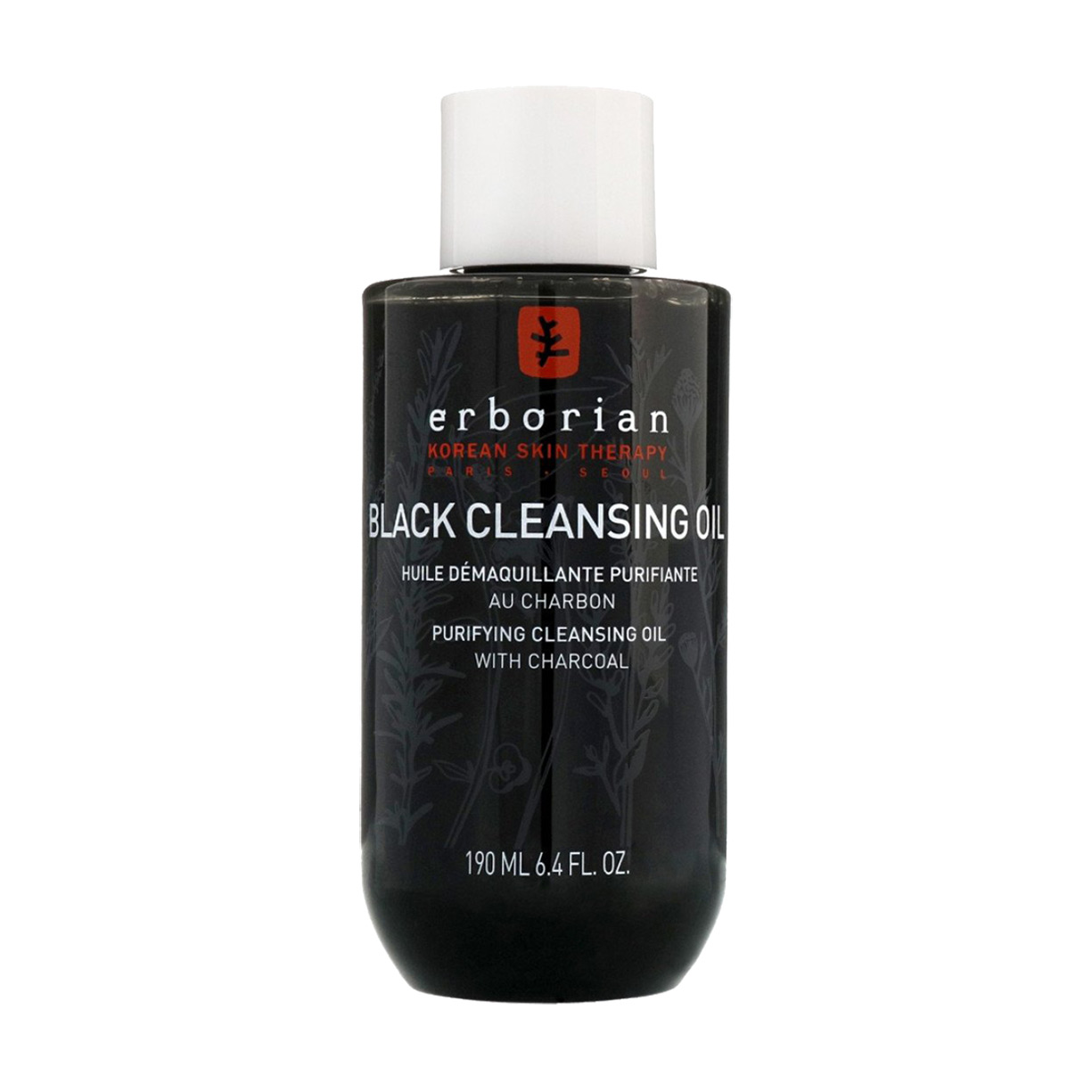 

Чорна олія для очищення обличчя Erborian Black Cleansing Oil, 190 мл