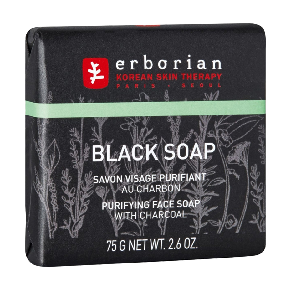 

Чорне мило для обличчя Erborian Black Soap Purifying Face Soap з вугіллям, 75 г