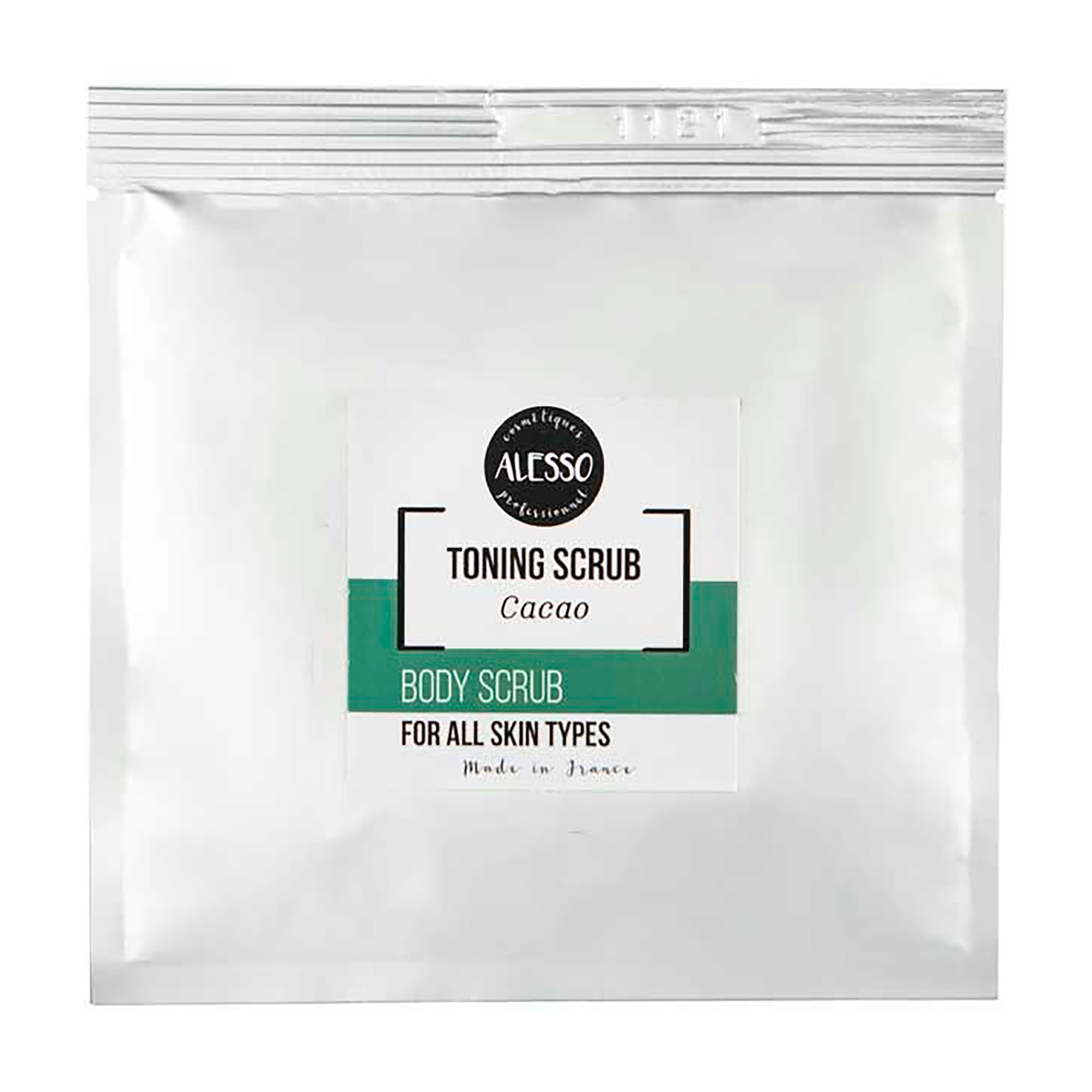 

Уцінка! Тонізувальний скраб для тіла Alesso Professionnel Cacao Toning Scrub з какао, 50 г