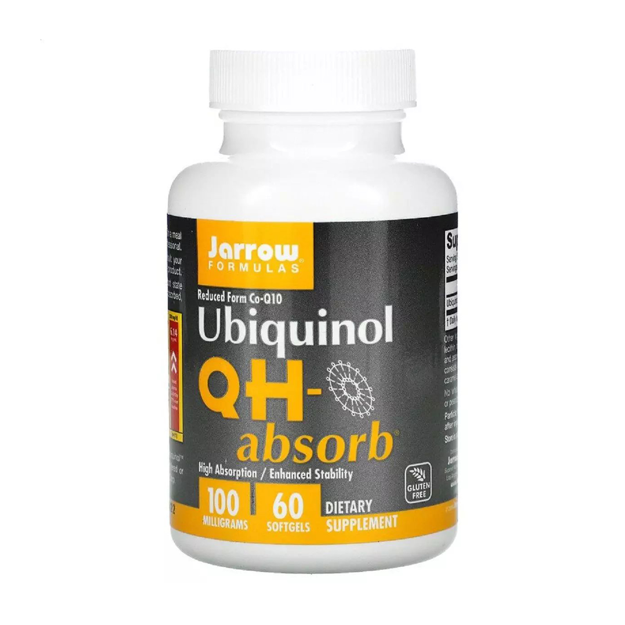 

Убіхінол Jarrow Formulas Ubiquinol QH-Absorb 100 мг, 60 капсул