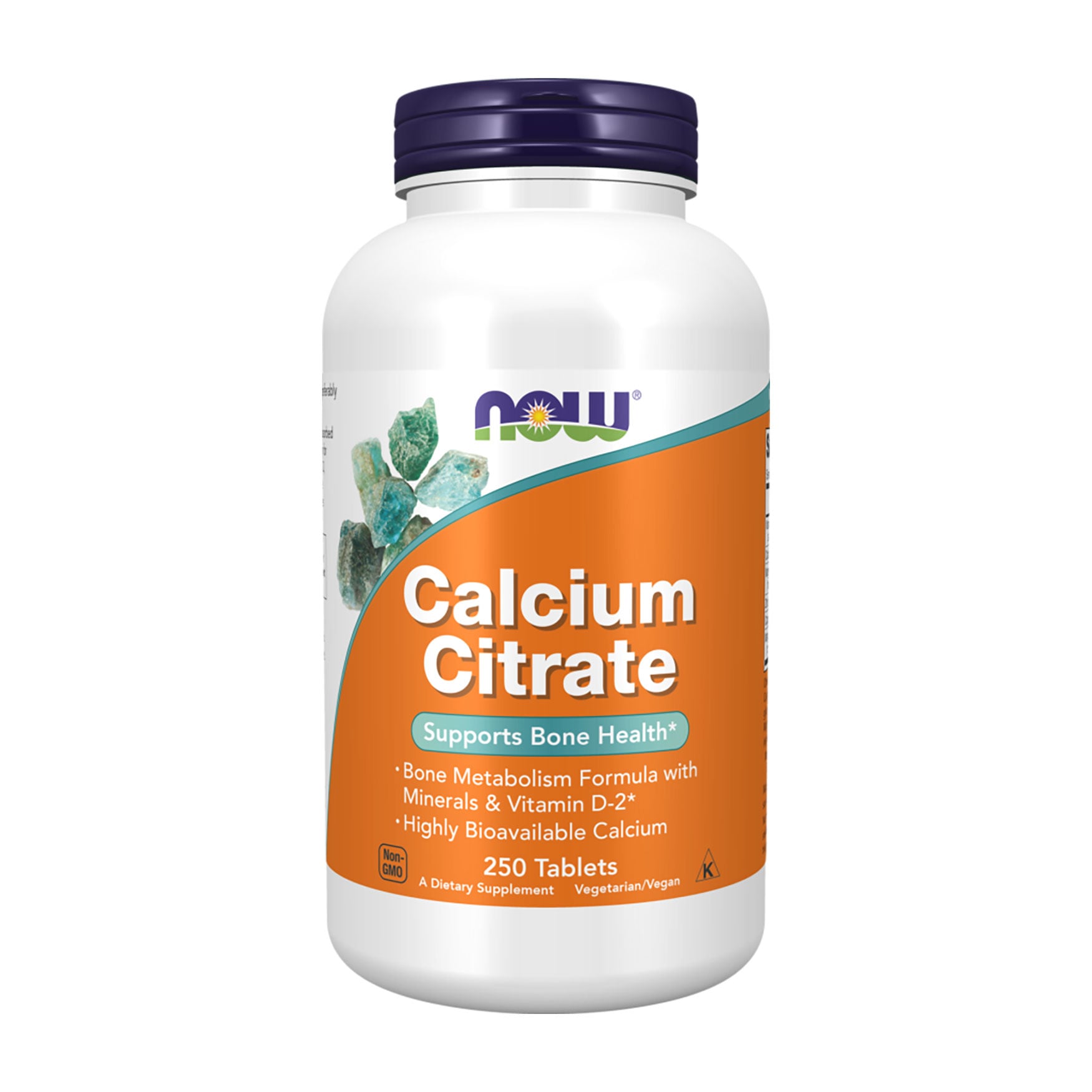 

Цитрат кальцію NOW foods Calcium Citrate + Minerals + Vitamin D2, 250 таблеток