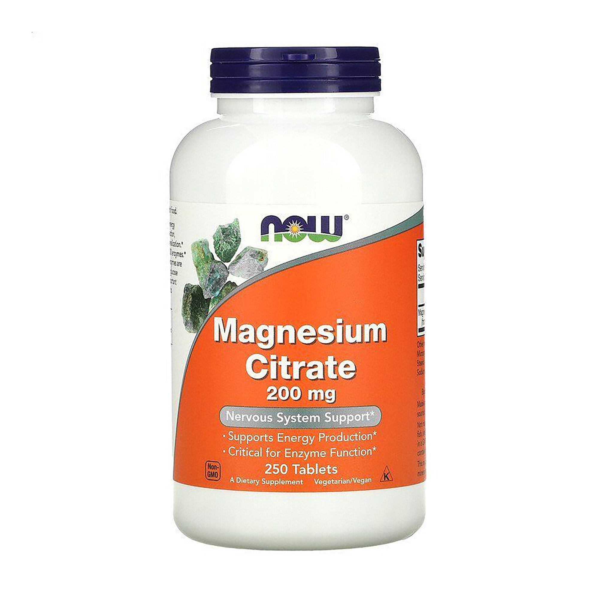 

Цитрат магнія Now Foods Magnesium Citrate 200 мг, 250 таблеток