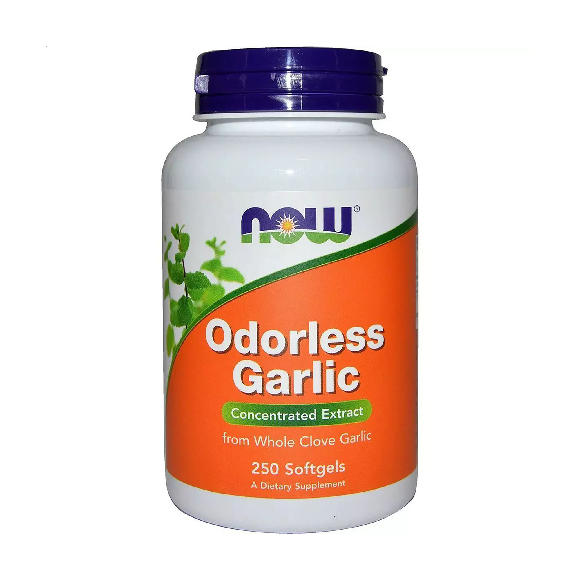 

Екстракт часнику NOW Foods Odorless Garlic без запаху, концентрований, 250 капсул