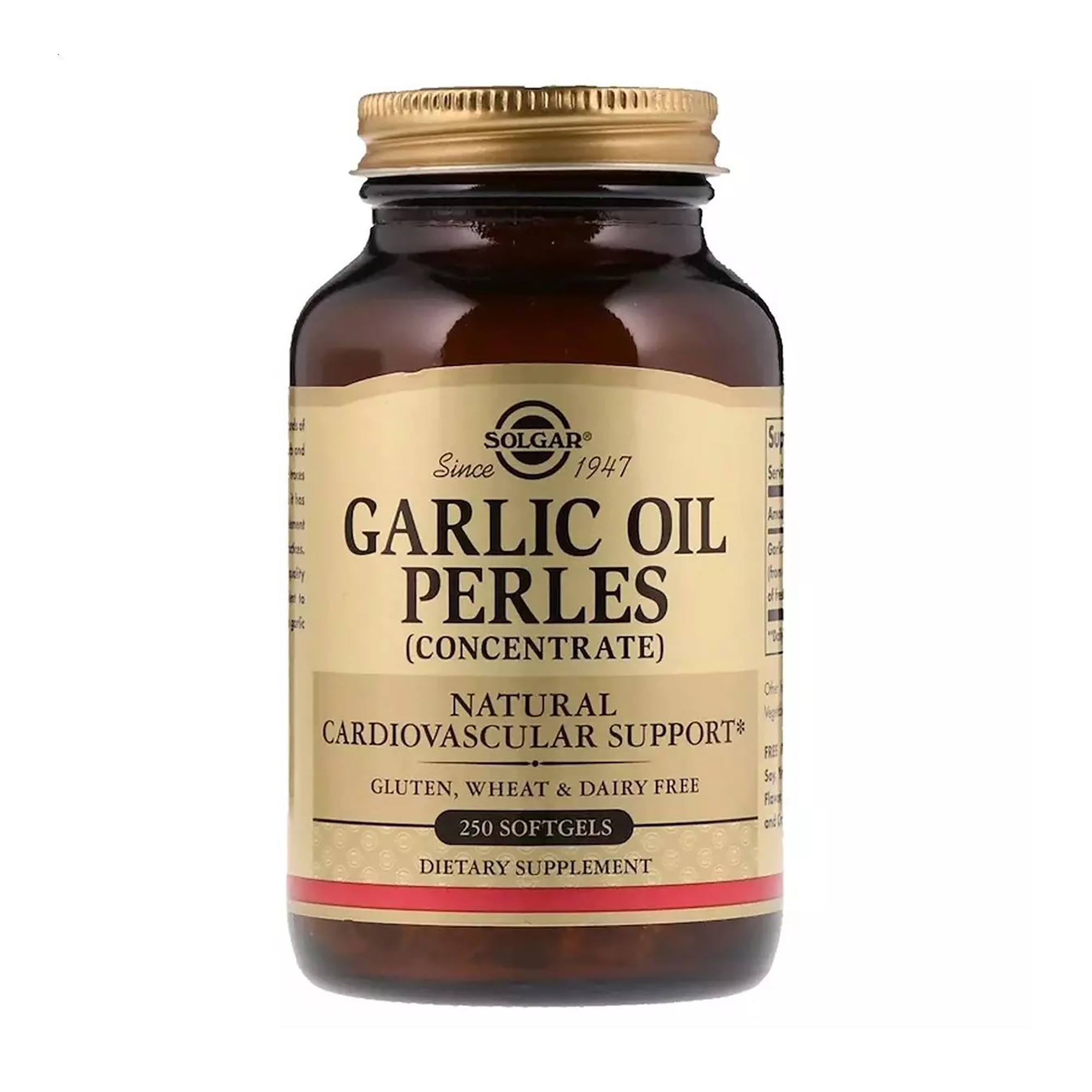 

Олія часнику Solgar Garlic Oil Perles Concentrate, 250 капсул