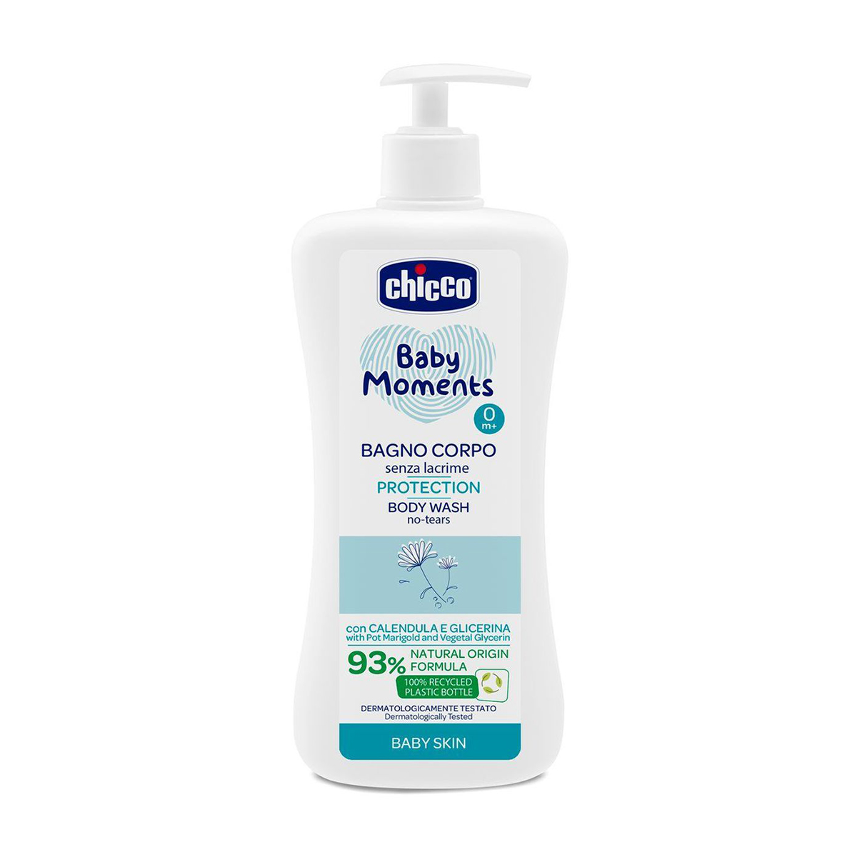 

Дитячий захисний гель для купання Chicco Baby Moments Protection No Tears Body Wash Без сліз, 200 мл