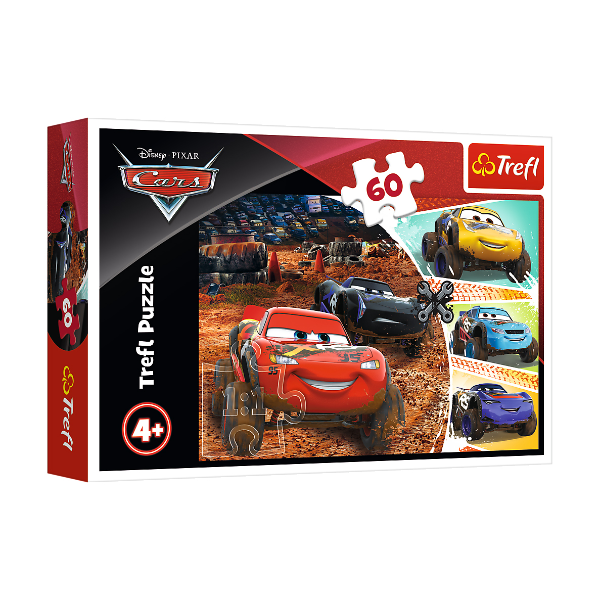 

Пазли Trefl Disney Cars 3 Блискавка Маквін з друзями, від 4 років, 60 елементів (17327)
