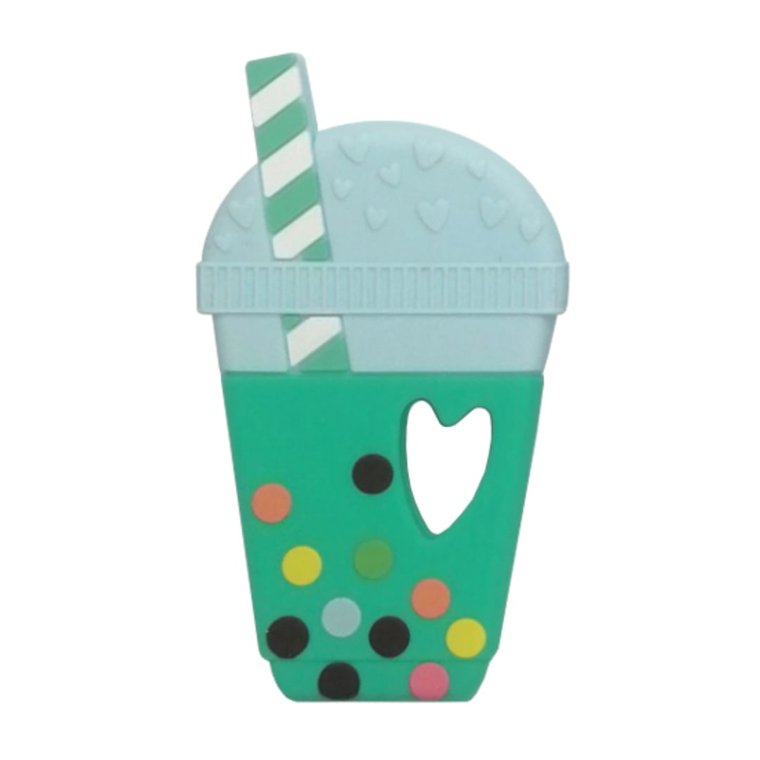 

Дитяча іграшка-прорізувач для зубів Lindo Коктейль зелений, від 3 місяців (LI 328-21)