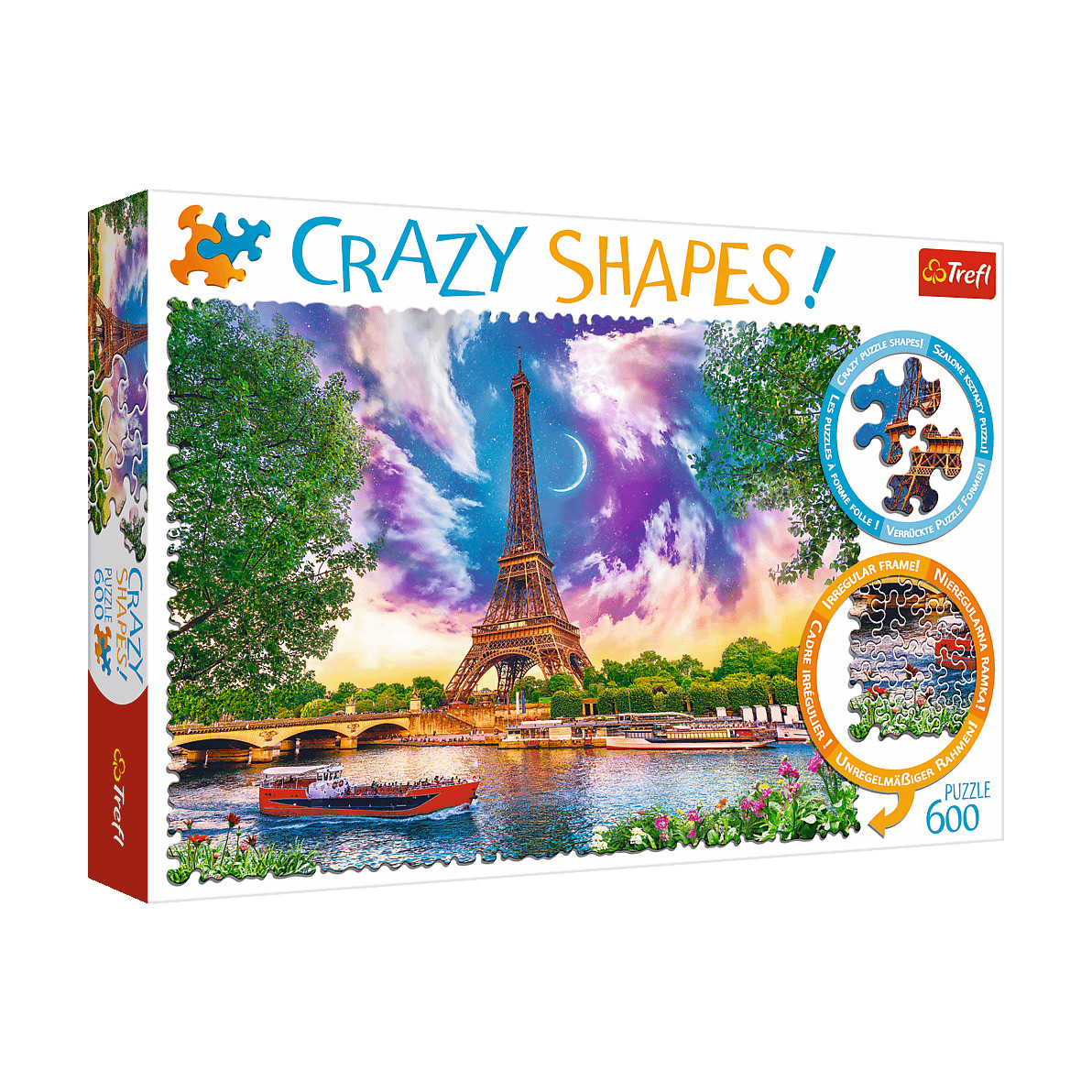 

Пазли Trefl Crazy Shapes Небо над Парижем, від 10 років, 600 елементів (11115)