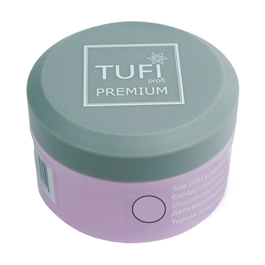 

Уцінка! Каучуковий топ для гель-лаку Tufi Profi Premium Rubber Top Wipe з липким шаром, 30 мл
