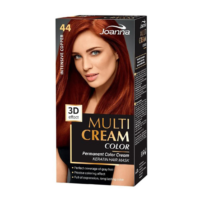 

Фарба для волосся Joanna Multi Cream Color 44 Інтенсивно мідний, 100 мл