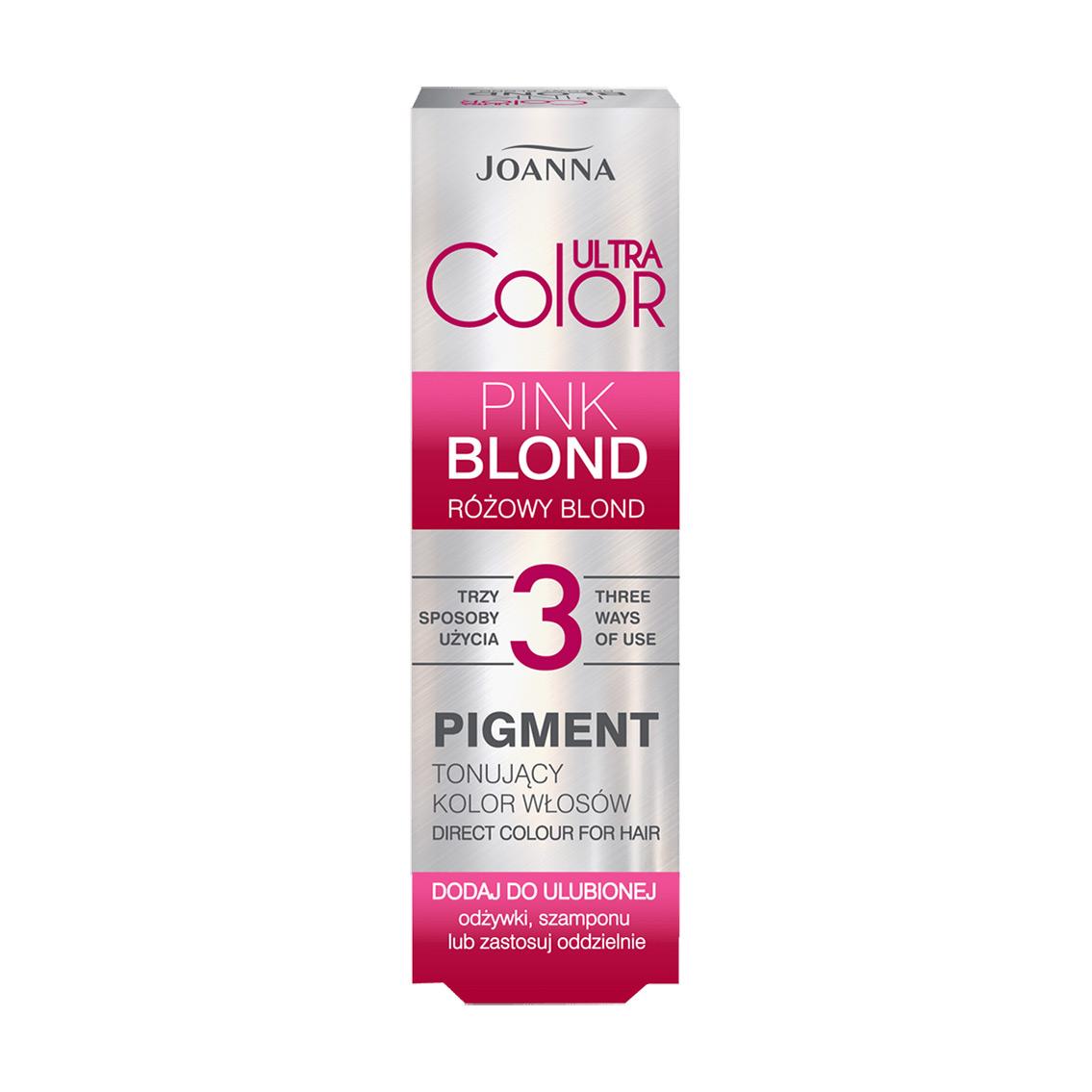 

Тонувальний пігмент для волосся Joanna Ultra Color Pigment Pink Blond, 100 мл