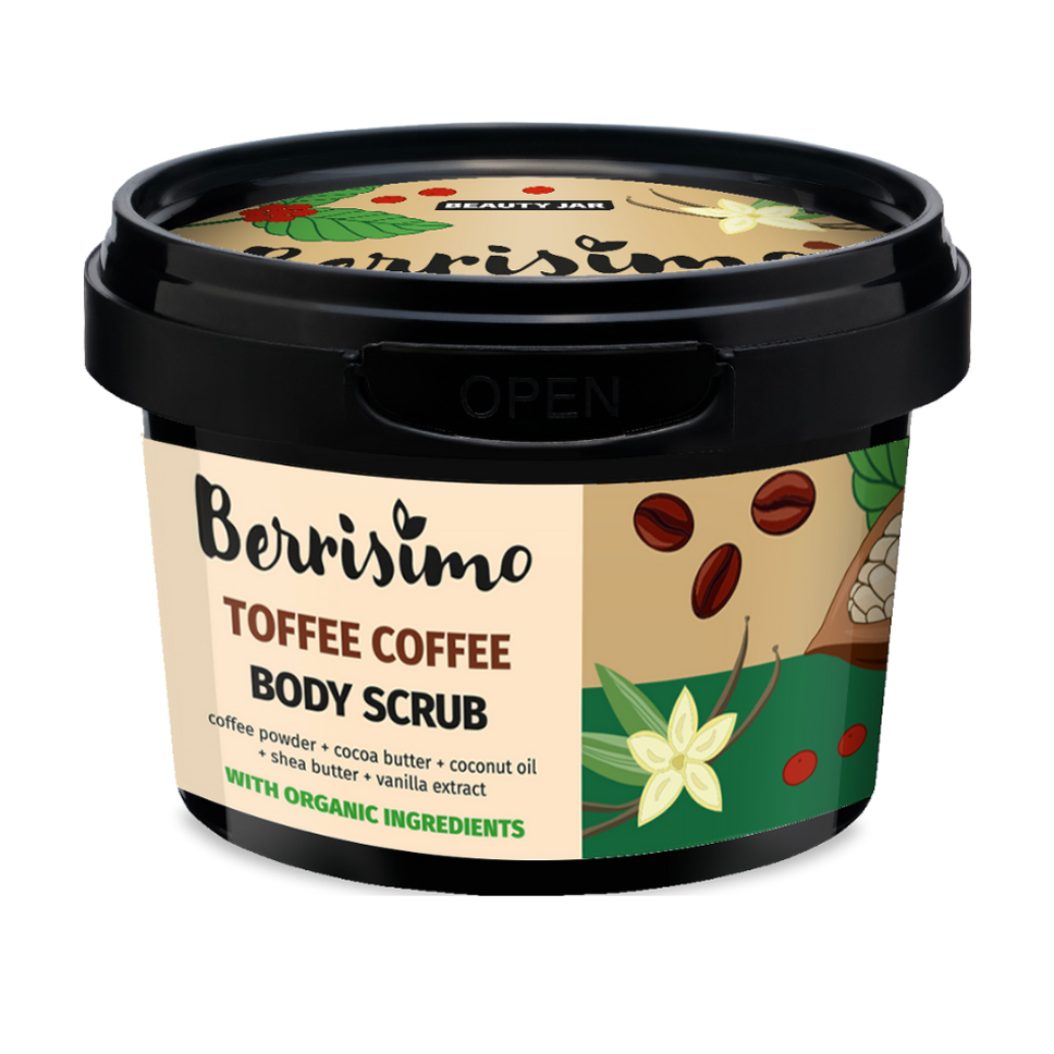 

Уцінка! Скраб для тіла Beauty Jar Berrisimo Toffee Coffee Body Scrub, 350 г
