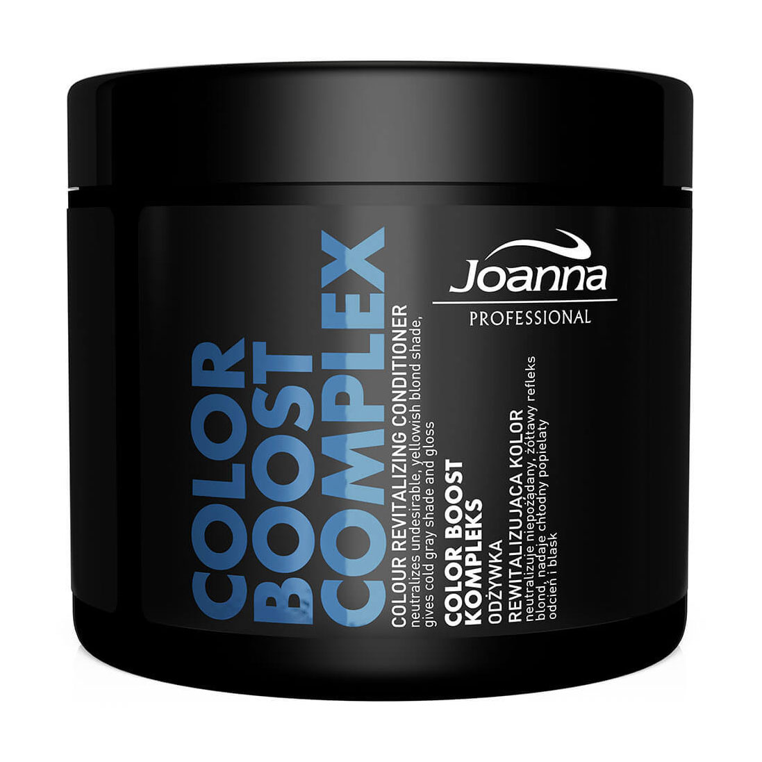 

Кондиціонер Joanna Professional Color Boost Complex для відновлення кольору освітленого волосся, попелястий, 500 г