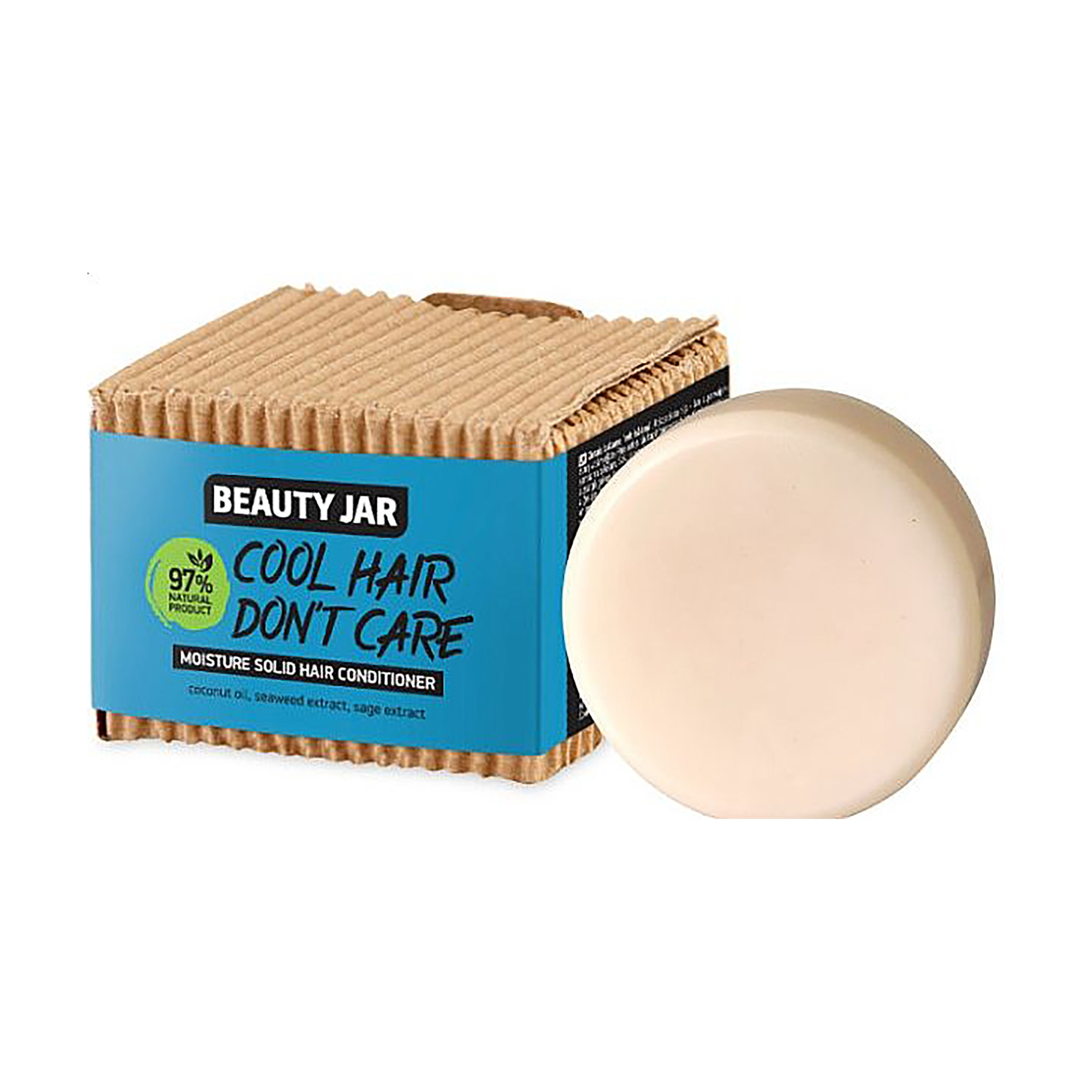 

Уцінка! Твердий кондиціонер для волосся Beauty Jar Cool Hair Don't Care Moisture Solid Hair Conditioner, 60 г