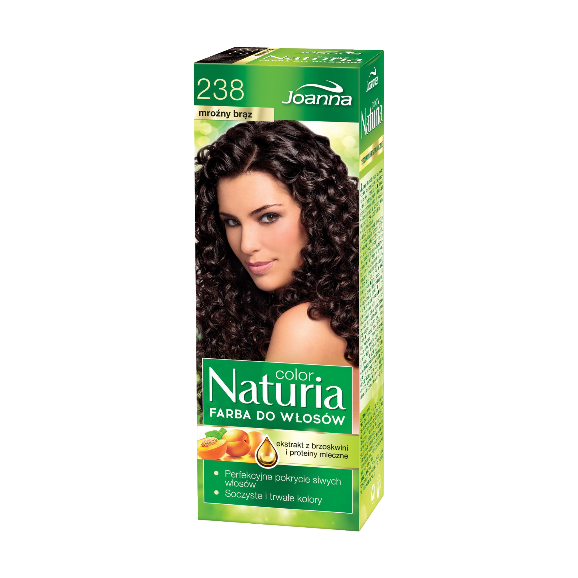 

Уцінка! Фарба для волосся Joanna Naturia Permanent Color Cream 238 Frosty Brown, 100 мл