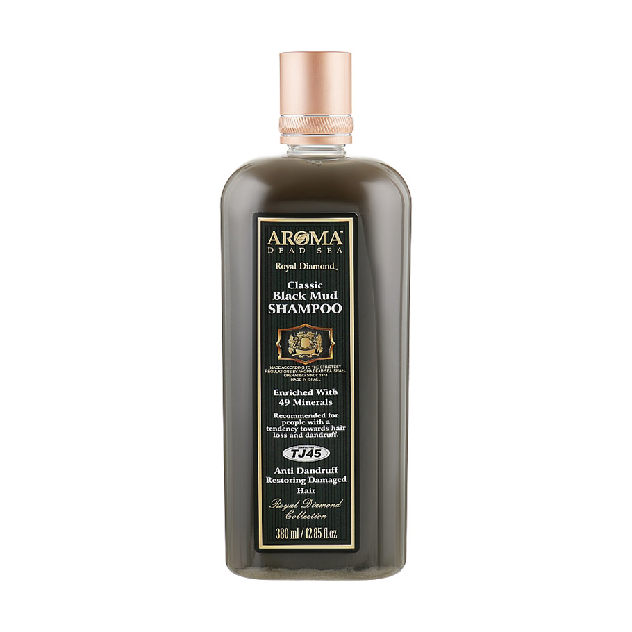 

Шампунь проти лупи та випадіння волосся Aroma Dead Sea Classic Black Mud Shampoo, 380 мл