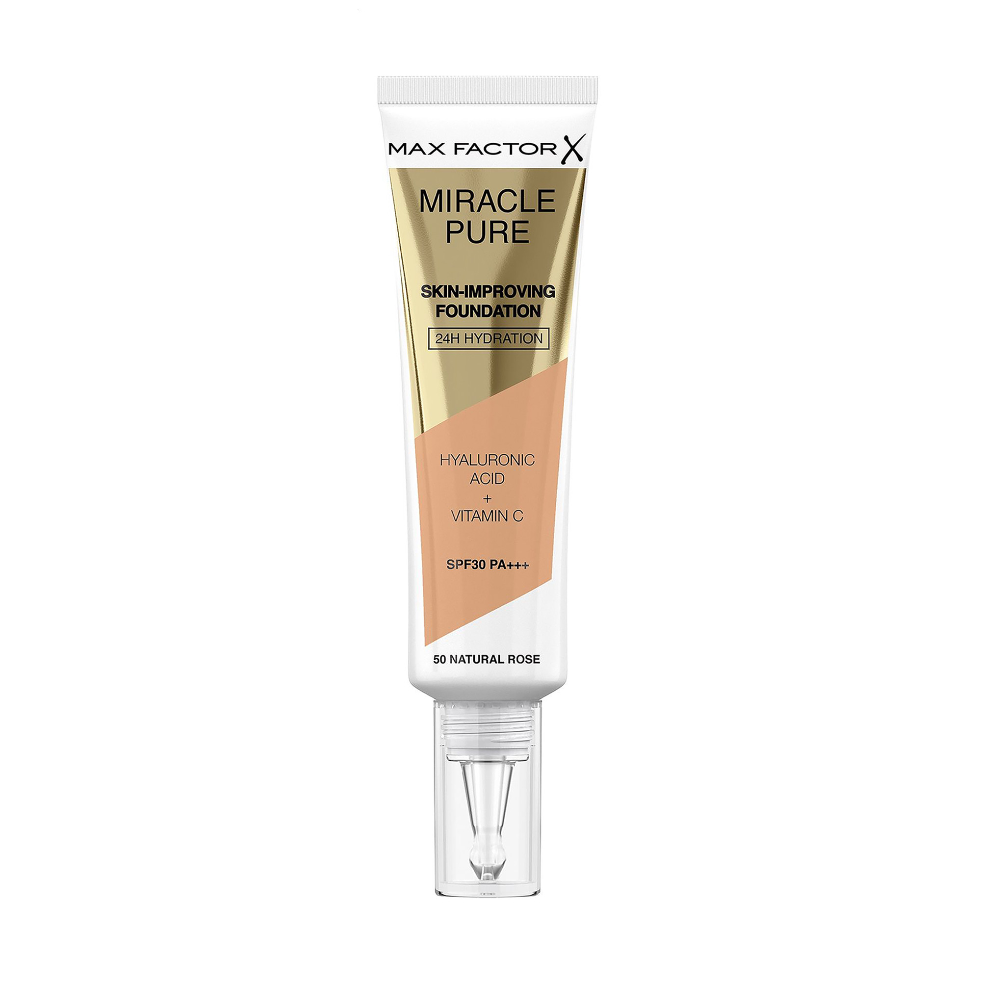 

Тональна основа для обличчя Max Factor Miracle Pure Skin-Improving Foundation SPF 30 PA+++, 50 Natural Rose, 30 мл