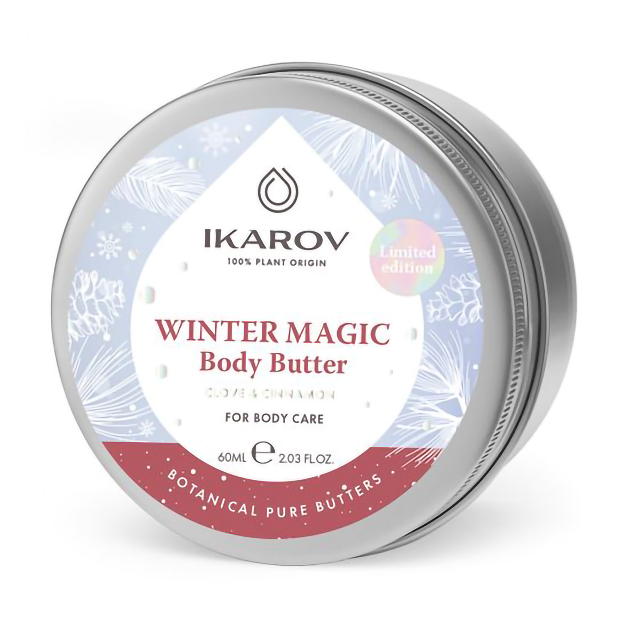 

Органічний бодібаттер для тіла Ikarov Winter Magic Body Butter Зимня магія, 60 мл
