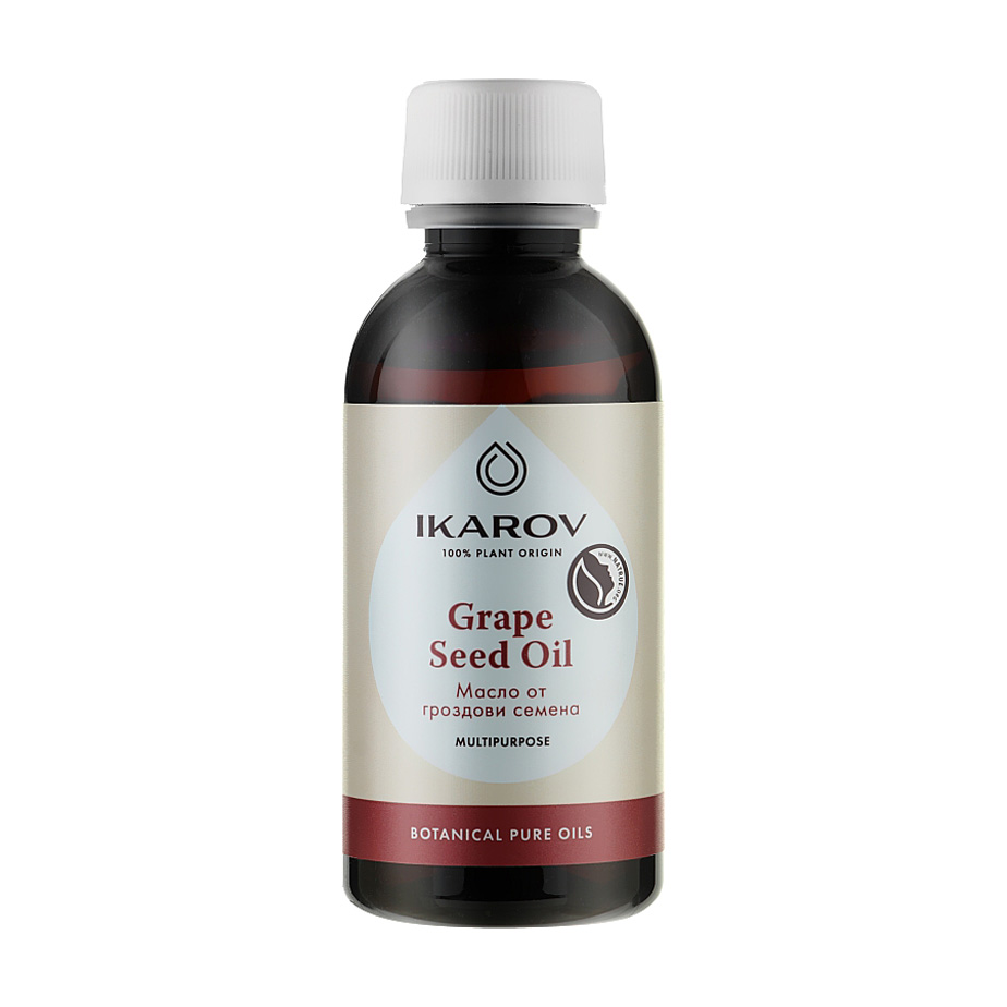 

Органічна виноградна олія для обличчя та тіла Ikarov Grape Seed Oil, 100 мл
