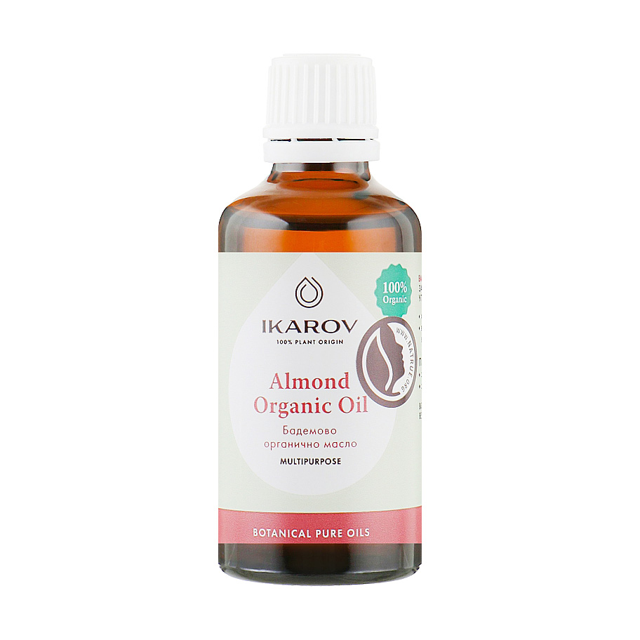 

Органічна олія мигдалю для тіла та волосся Ikarov Almond Organic Oil, 100 мл