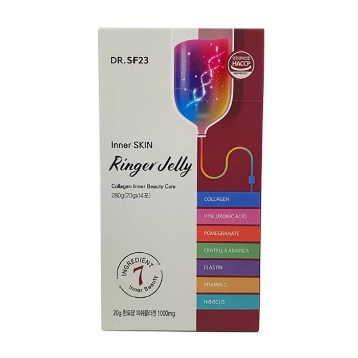 

Колаген для шкіри Skinfactory Inner Skin Ringer Jelly DR.SF23 в стіках, 14*20 г
