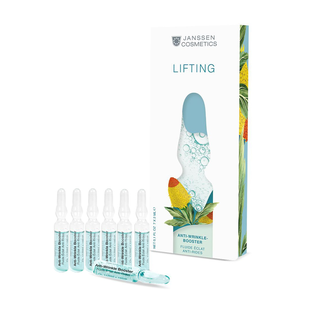 

Сироватка для обличчя Janessene Cosmetics Anti Wrinkle Booster з ліфтинг-ефектом, 7*2 мл