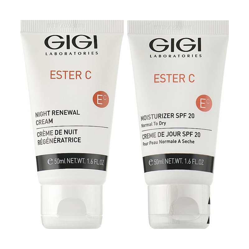 

Набір для догляду за обличчям Gigi Ester C Intensive Duo Treatment Kit Day & Night (денний крем, 50 мл + нічний крем, 50 мл)