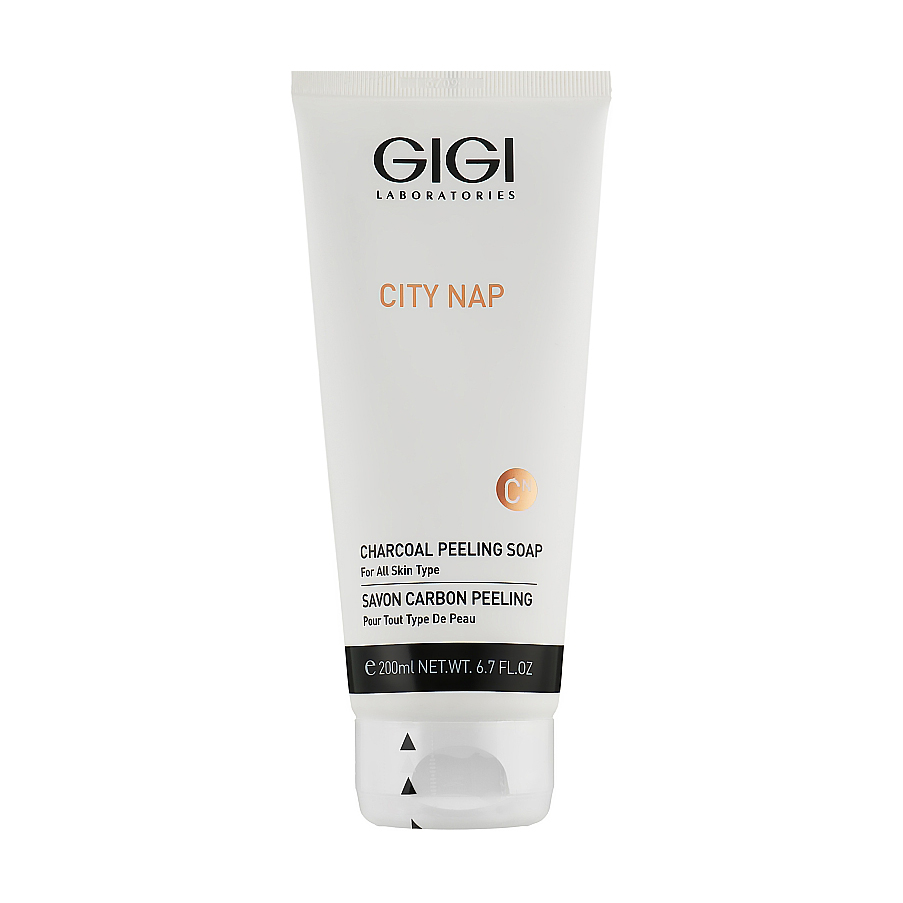 

Уцінка! Карбонове мило-пілінг Gigi City Nap Charcoal Peeling Soap для всіх типів шкіри, 200 мл