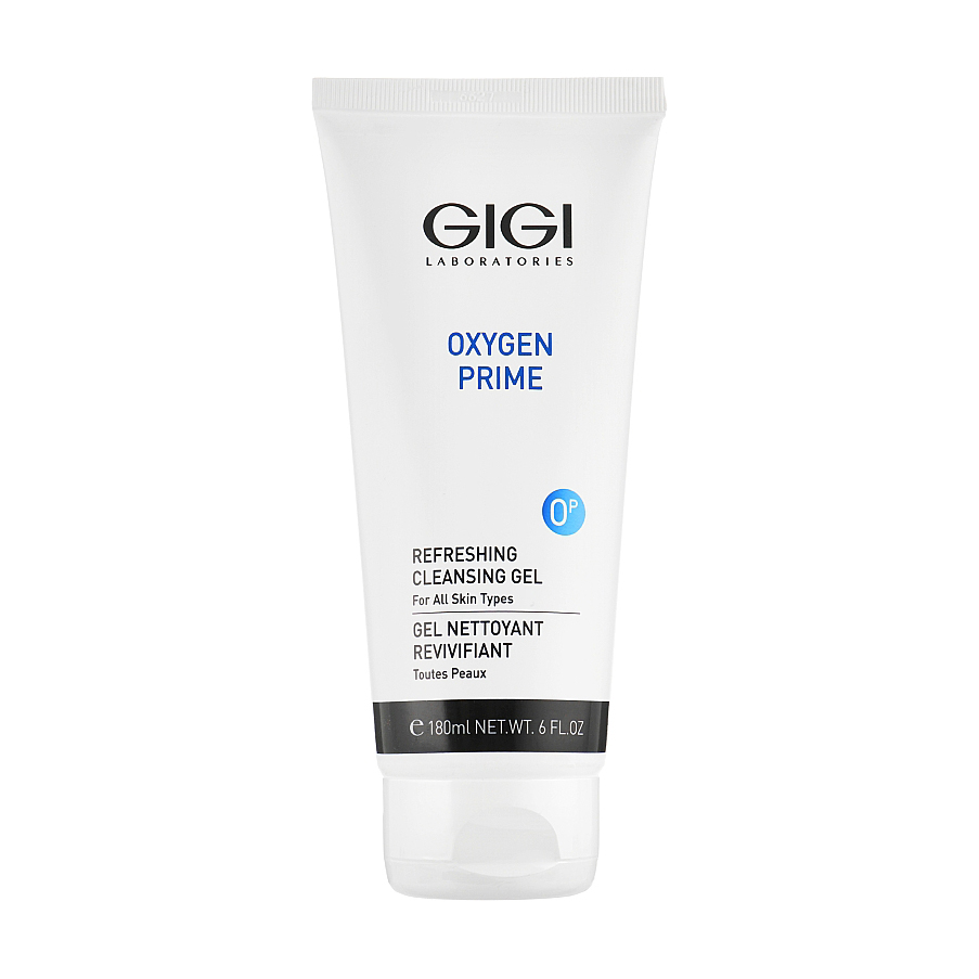 Акція на Освіжальний очищувальний гель Gigi Oxygen Prime Refreshing Cleansing Gel для всіх типів шкіри обличчя, 180 мл від Eva