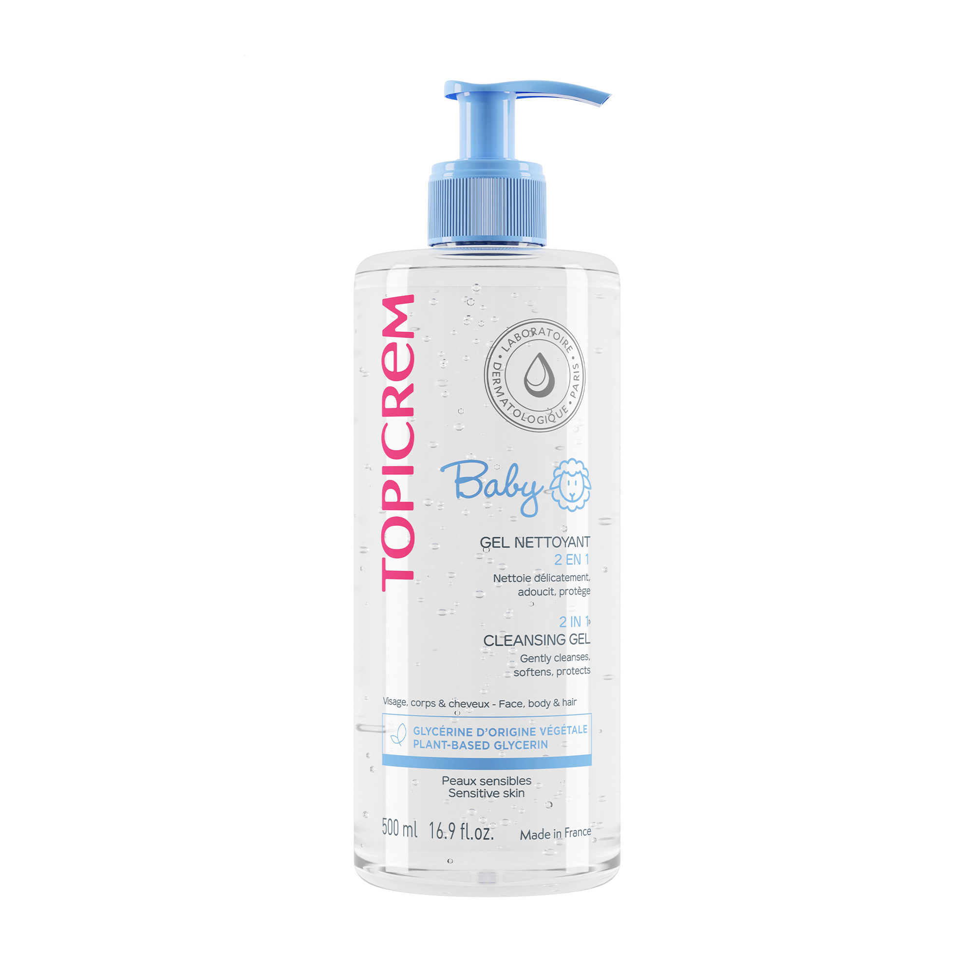 

Дитячий очищувальний гель для волосся та тіла Topicrem Baby Care 2 in 1 Cleansing Gel, 500 мл
