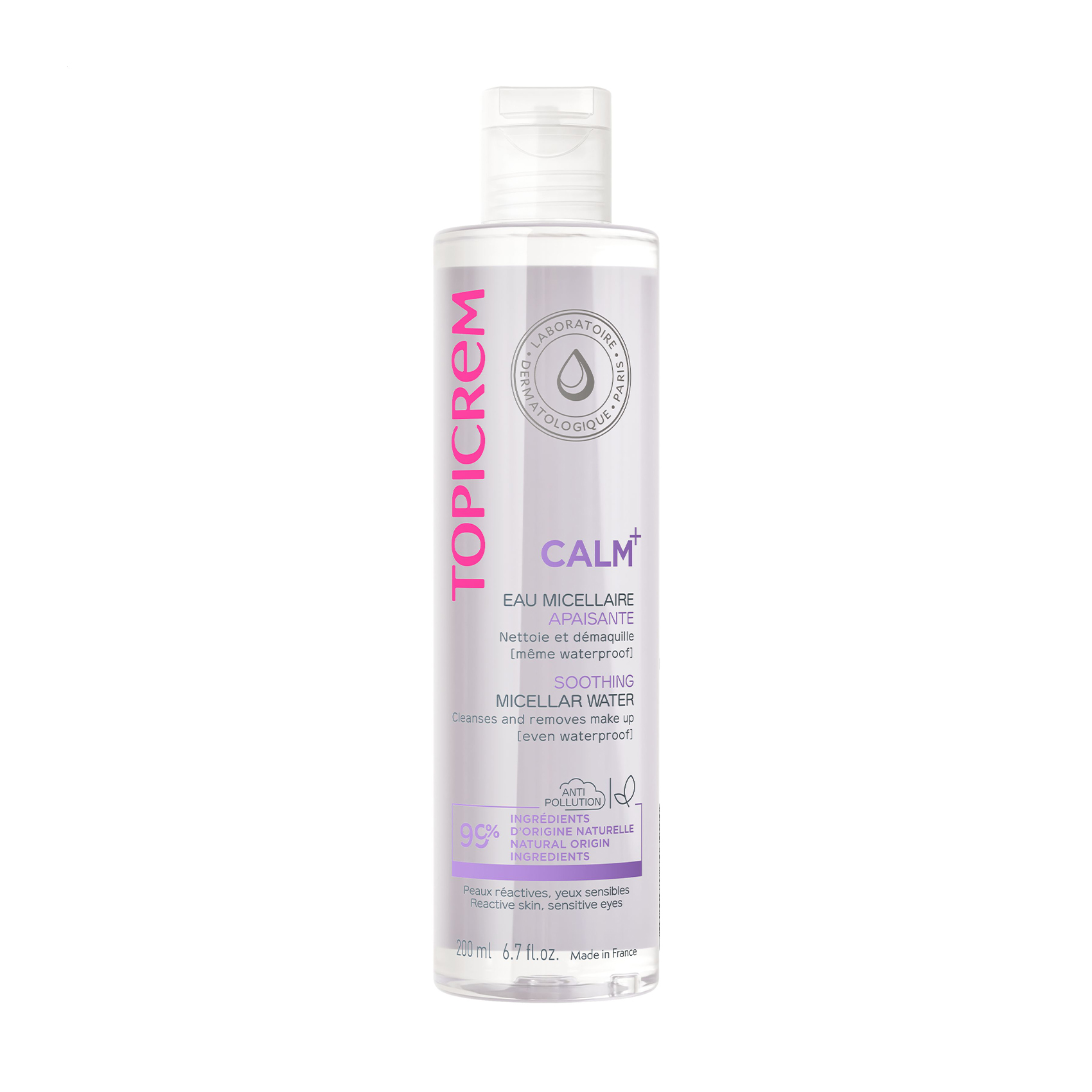 

Заспокійлива міцелярна вода для зняття макіяжу Topicrem Calm+ Soothing Micellar Water, 200 мл