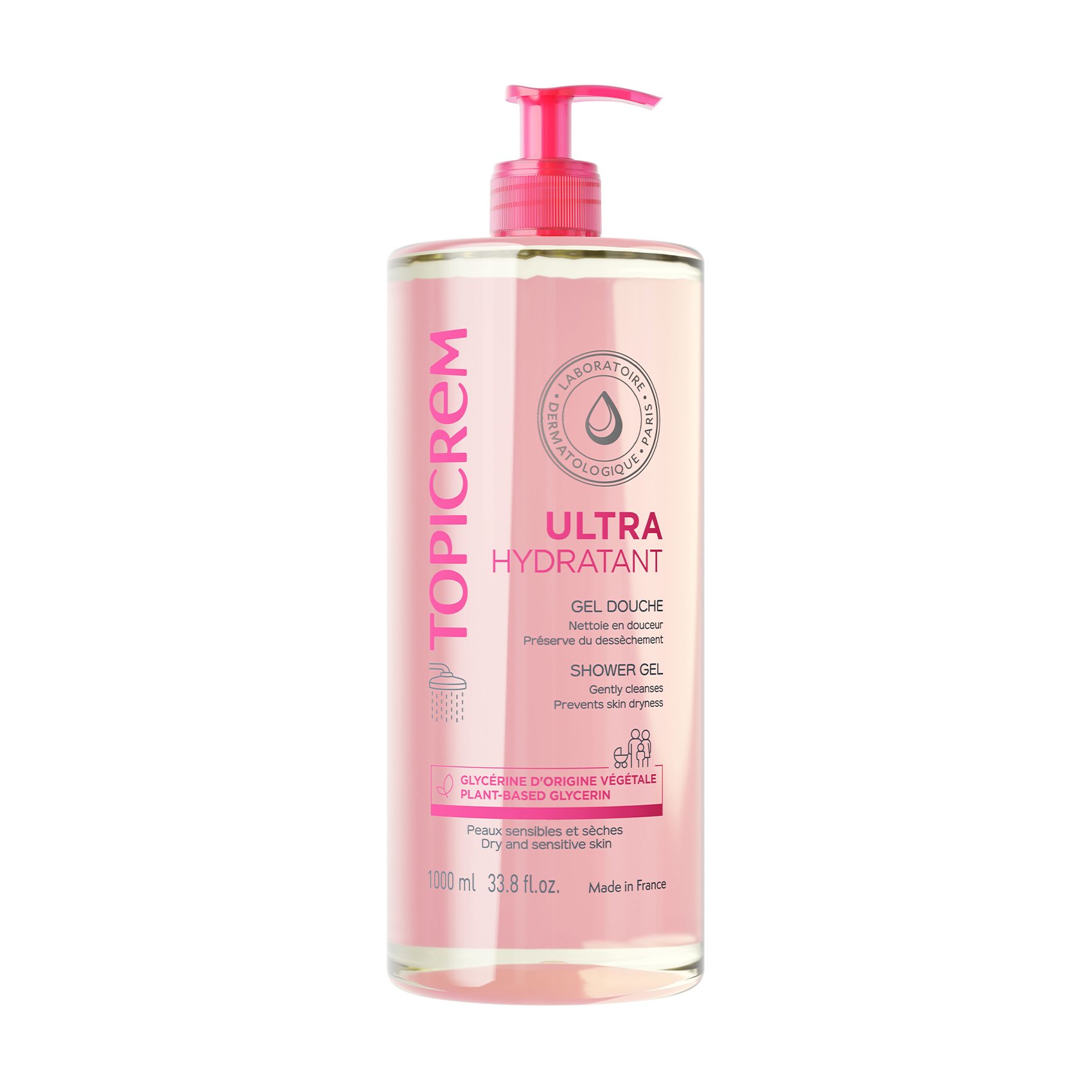 

Ультразволожувалний гель для душу Topicrem Ultra-Moisturizing Shower Gel, 1 л