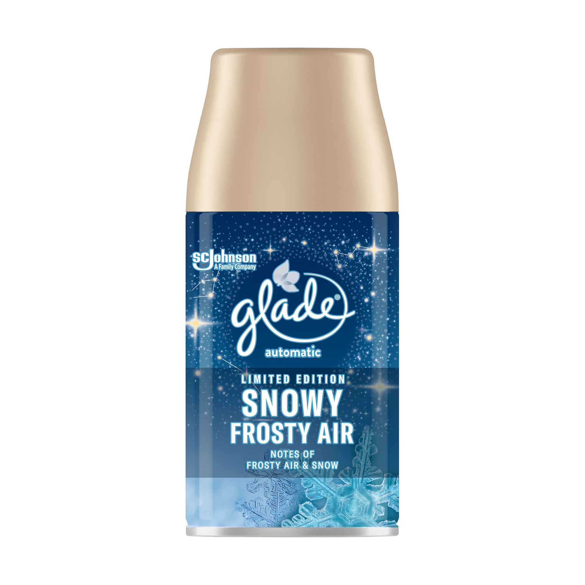 

Змінний балон до автоматичного освіжувача повітря Glade Snowy Frosty Air, 269 мл
