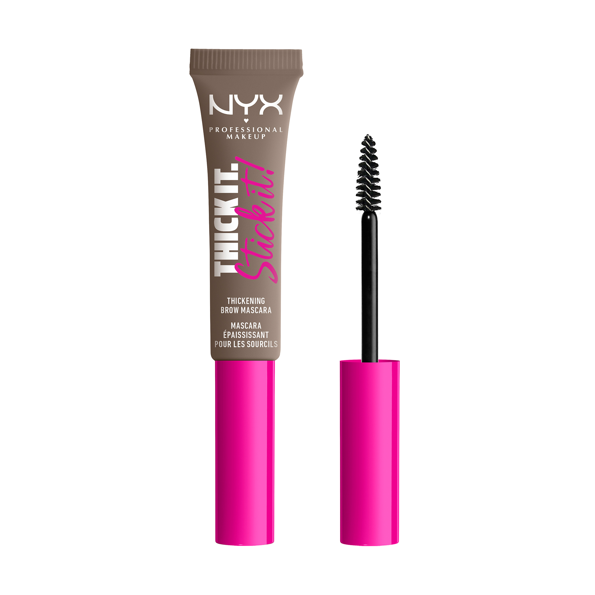 

Туш для брів, що надає щільності NYX Professional Makeup Thick It Stick It Thickening Brow Mascara 01 Taupe, 7 мл