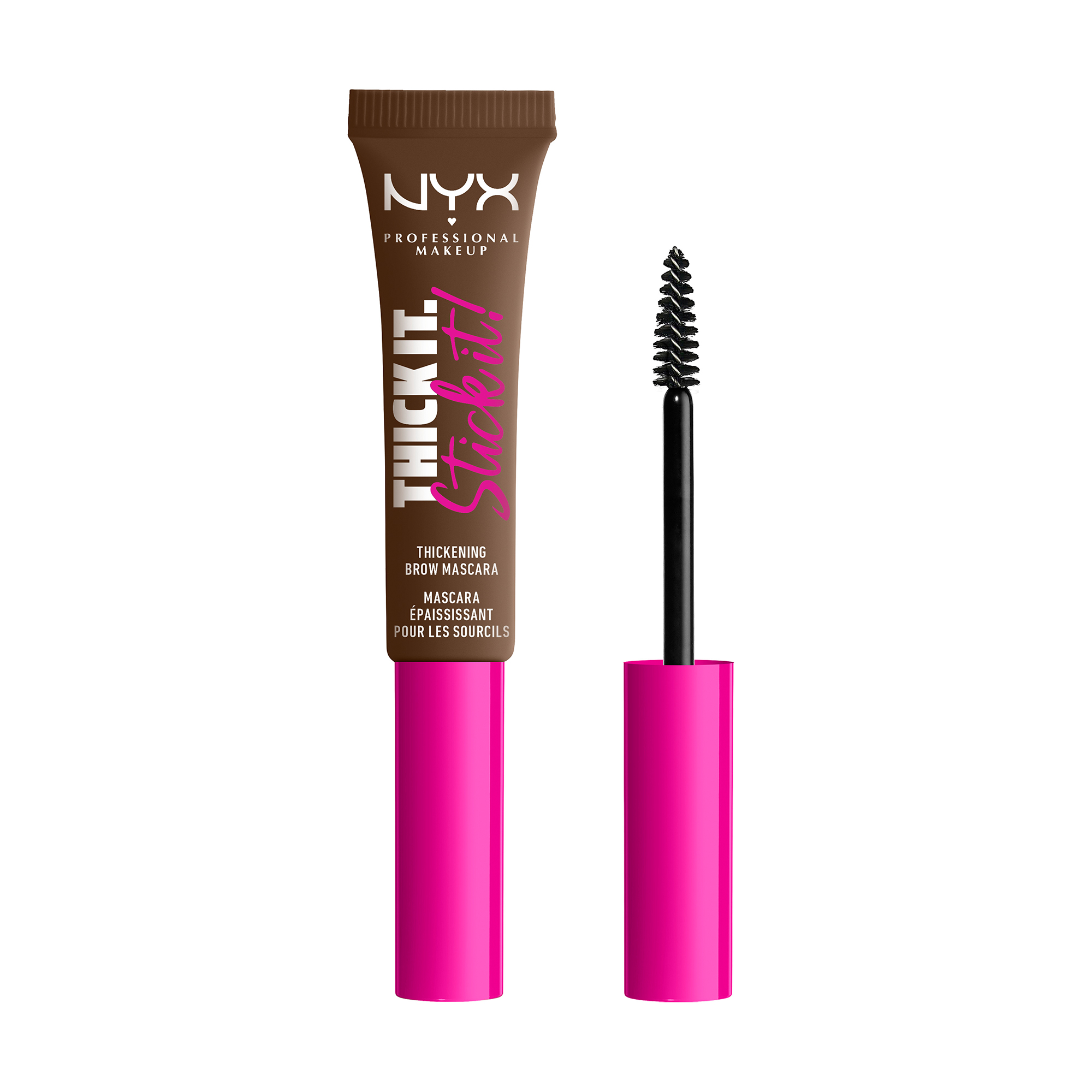 

Уцінка! Туш для брів, що надає щільності NYX Professional Makeup Thick It Stick It Thickening Brow Mascara 06 Brunette, 7 мл