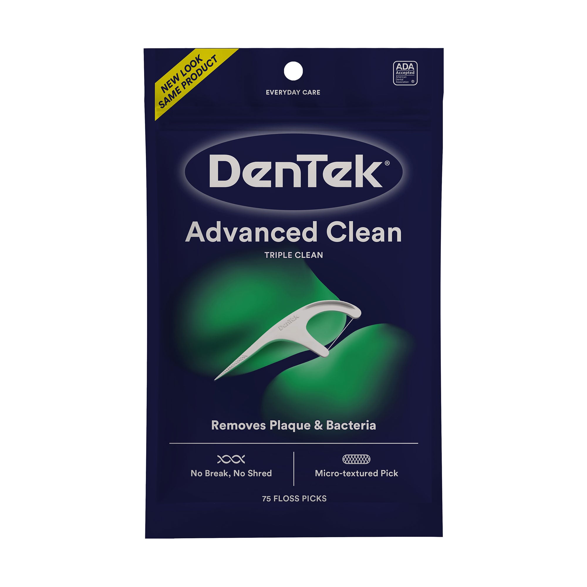

Зубочистка з зубною ниткою DenTek Потрійне очищення, 75 шт