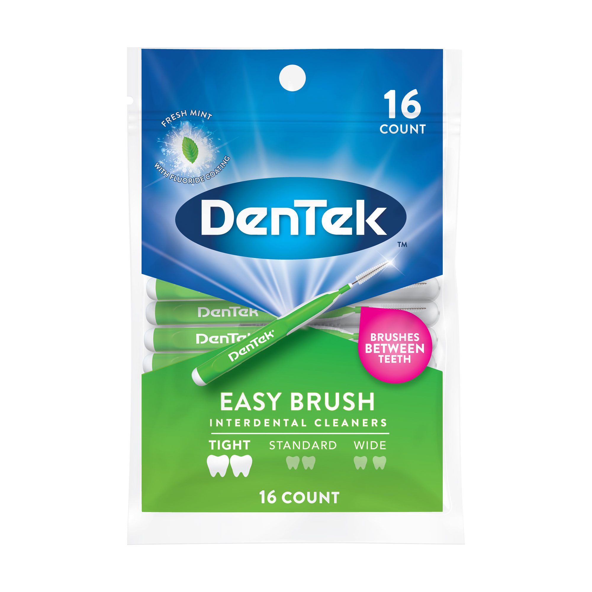 

Уцінка! Щітки для міжзубних проміжків DenTek Зручне очищення для вузьких проміжків, 16 шт