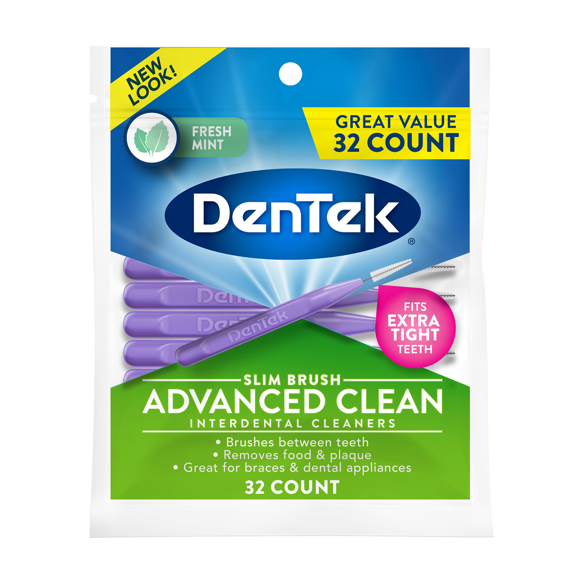 

Уцінка! Щітки для міжзубних проміжків DenTek Тонкі, 32 шт