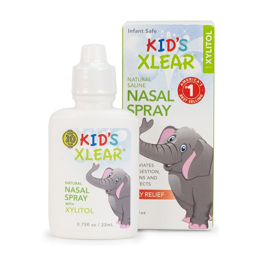 

Дитячий натуральний сольовий назальний спрей Xlear Kid's Nasal Spray з ксилітом, 22 мл