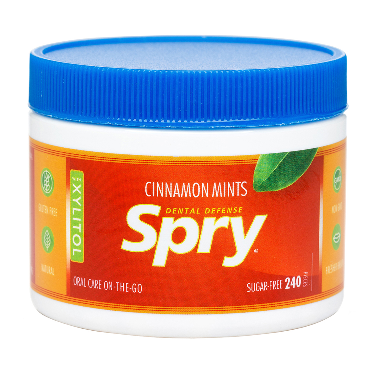

Уцінка! Натуральні драже Spry Cinnamon Mints Sugar Free з корицею та ксилітом, без цукру, 240 шт