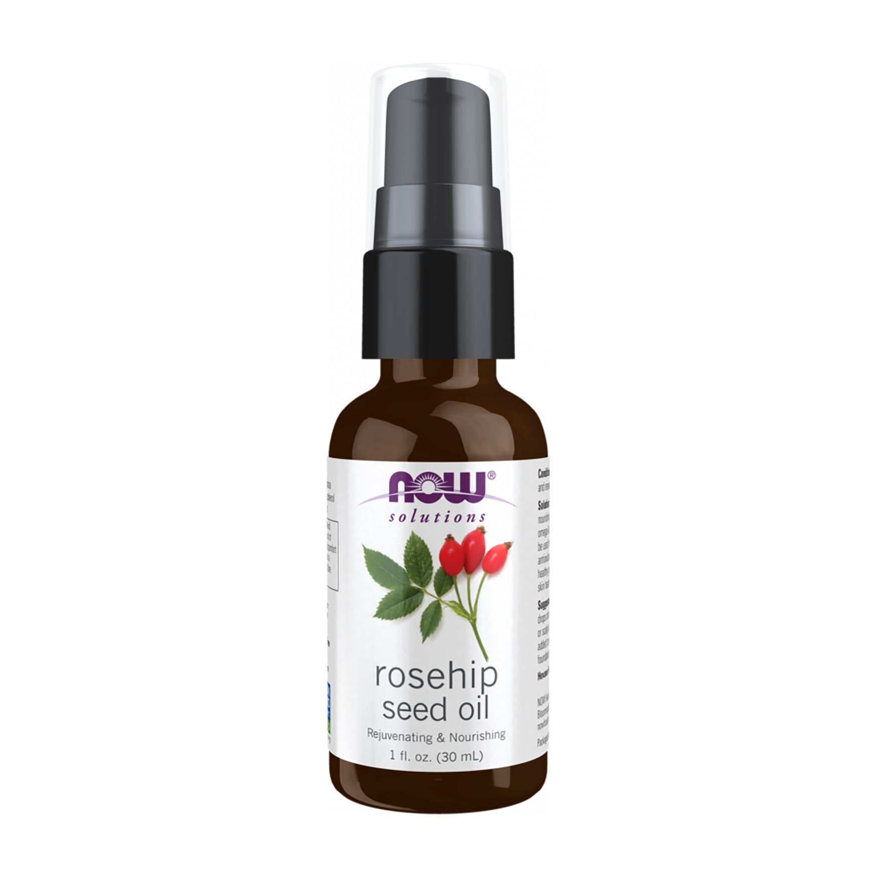 

Ефірна олія Now Foods Essential Oils 100% Pure Rose Hip Seed Oil Шипшина, 30 мл