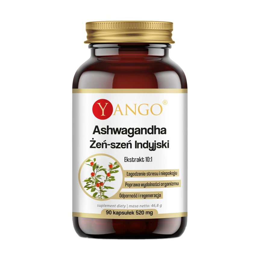 

Ашваганда Yango Ashwagandha 520 мг, 90 капсул